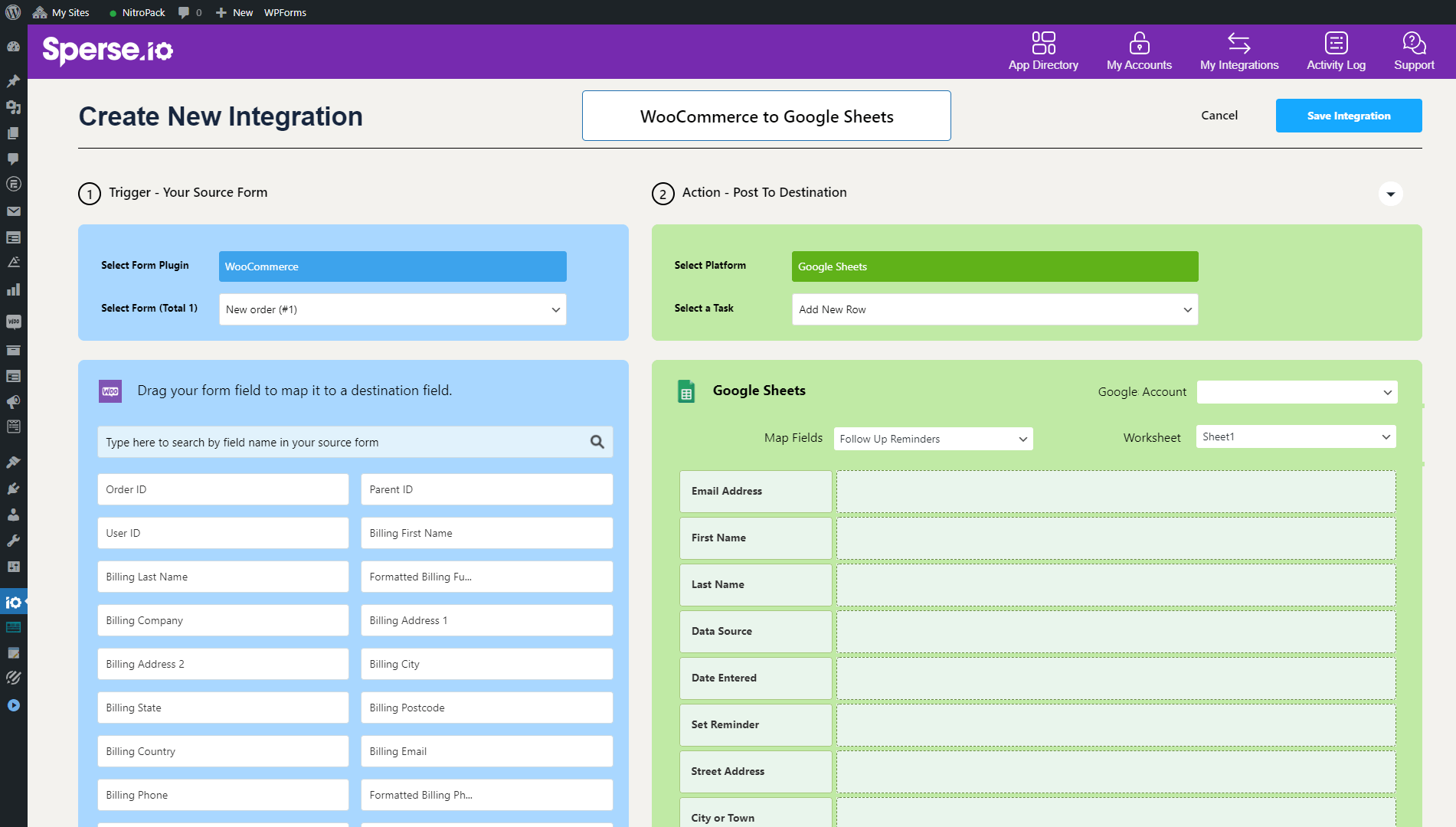 Drag-and-drop builder