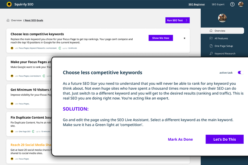 Squirrly Live SEO Writing Assistant