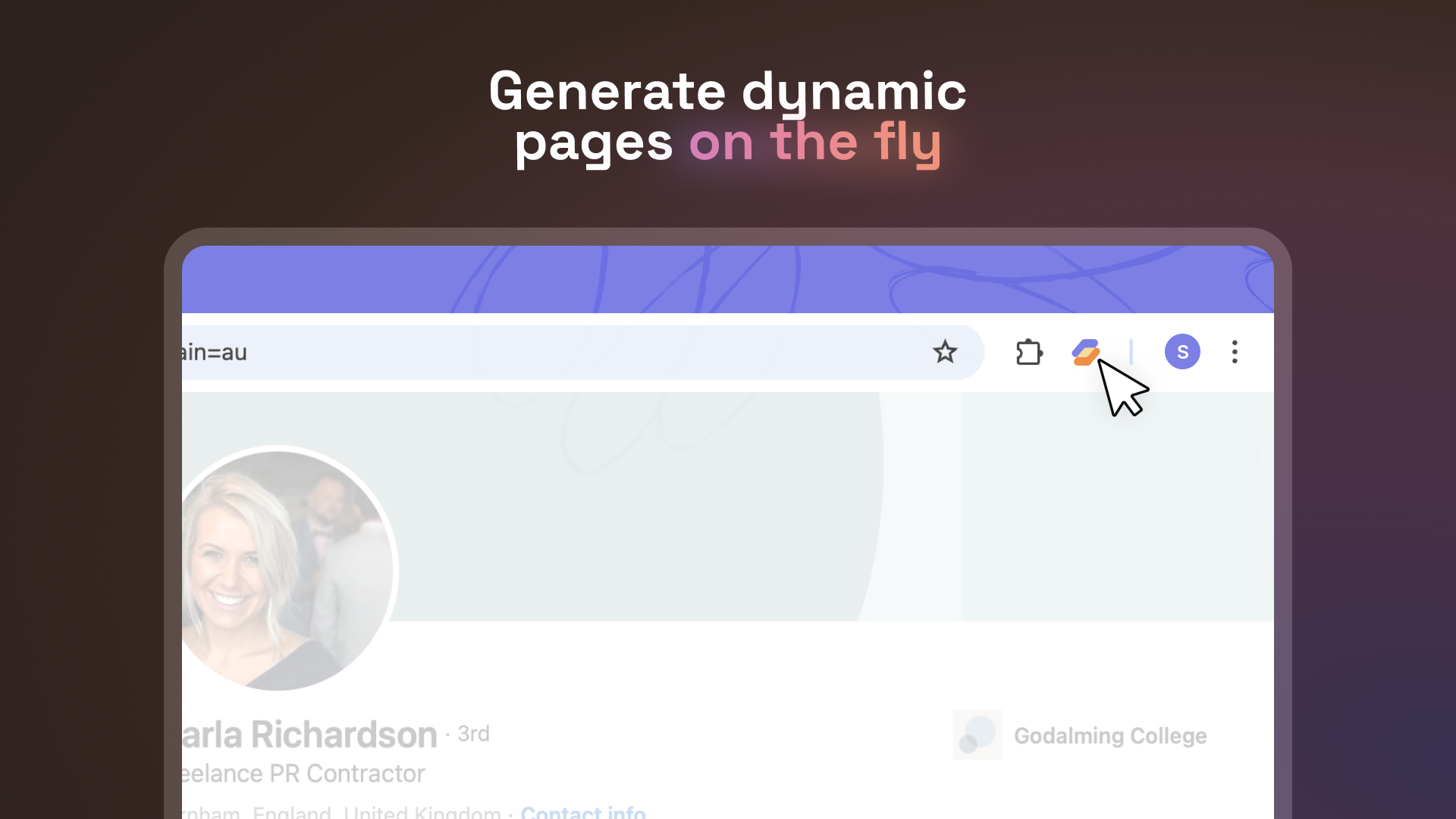 Share videos with the Chrome Extension