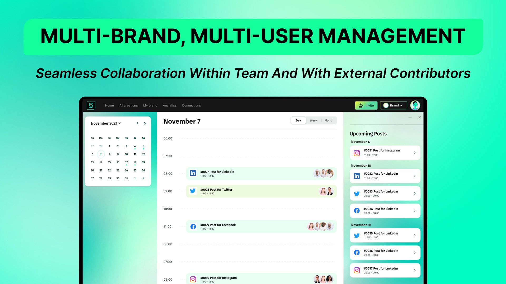 Multi-user management
