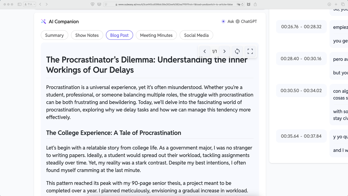 Leverage your new AI companion