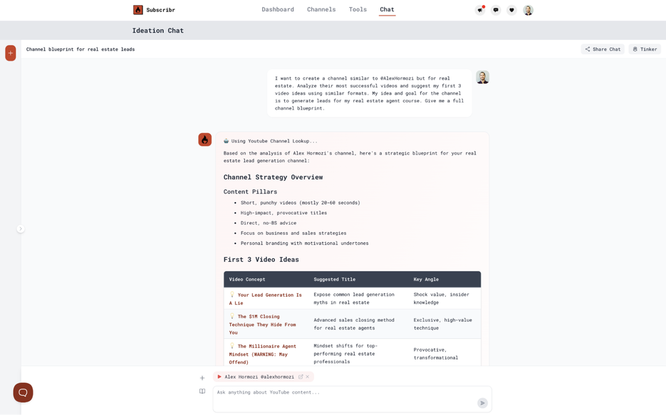 Subscribr - AI scripts w/ viral hooks for YouTube | AppSumo
