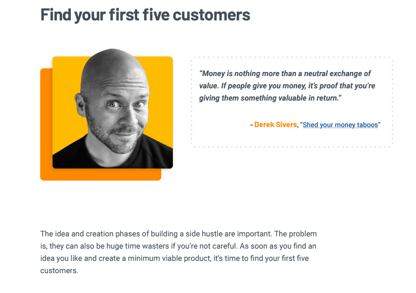 Get a breakdown of four ways to find your first five customers