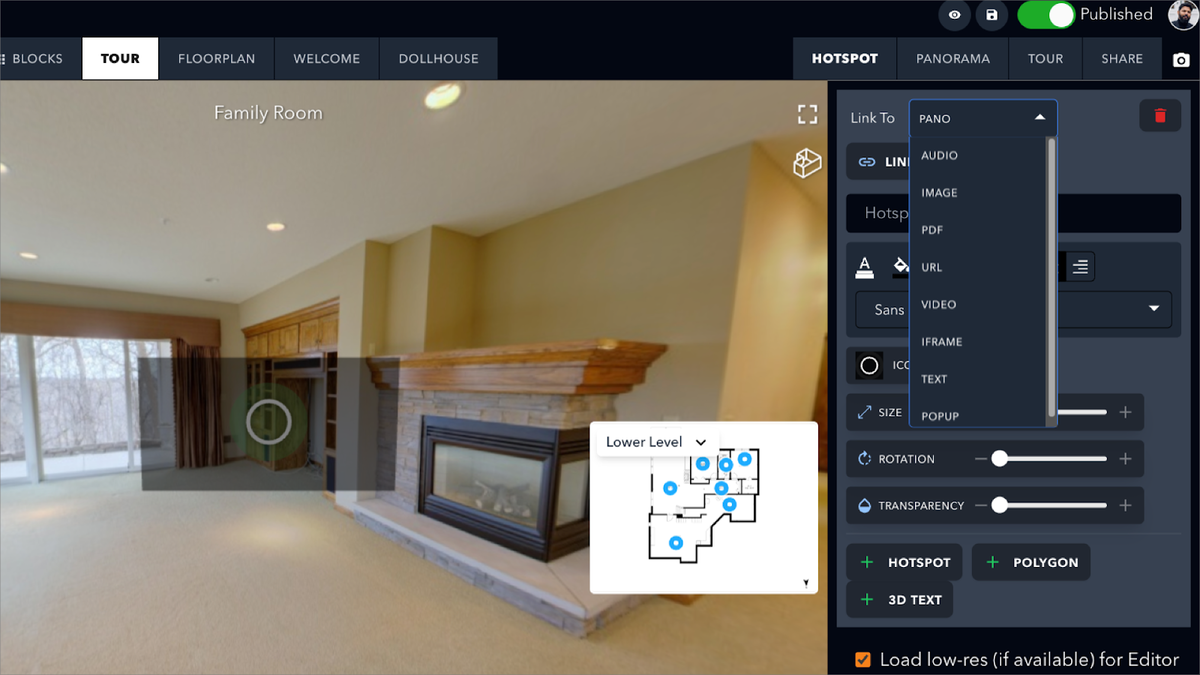 Tons of hotspot types