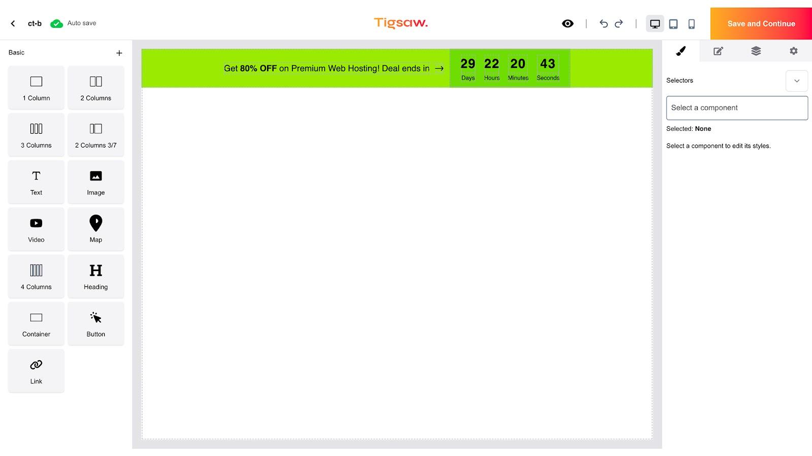 Drag-and-drop editor