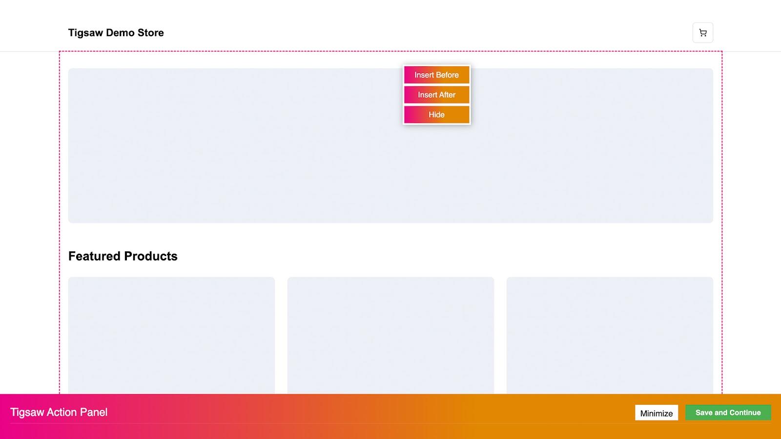 Quickly modify layouts