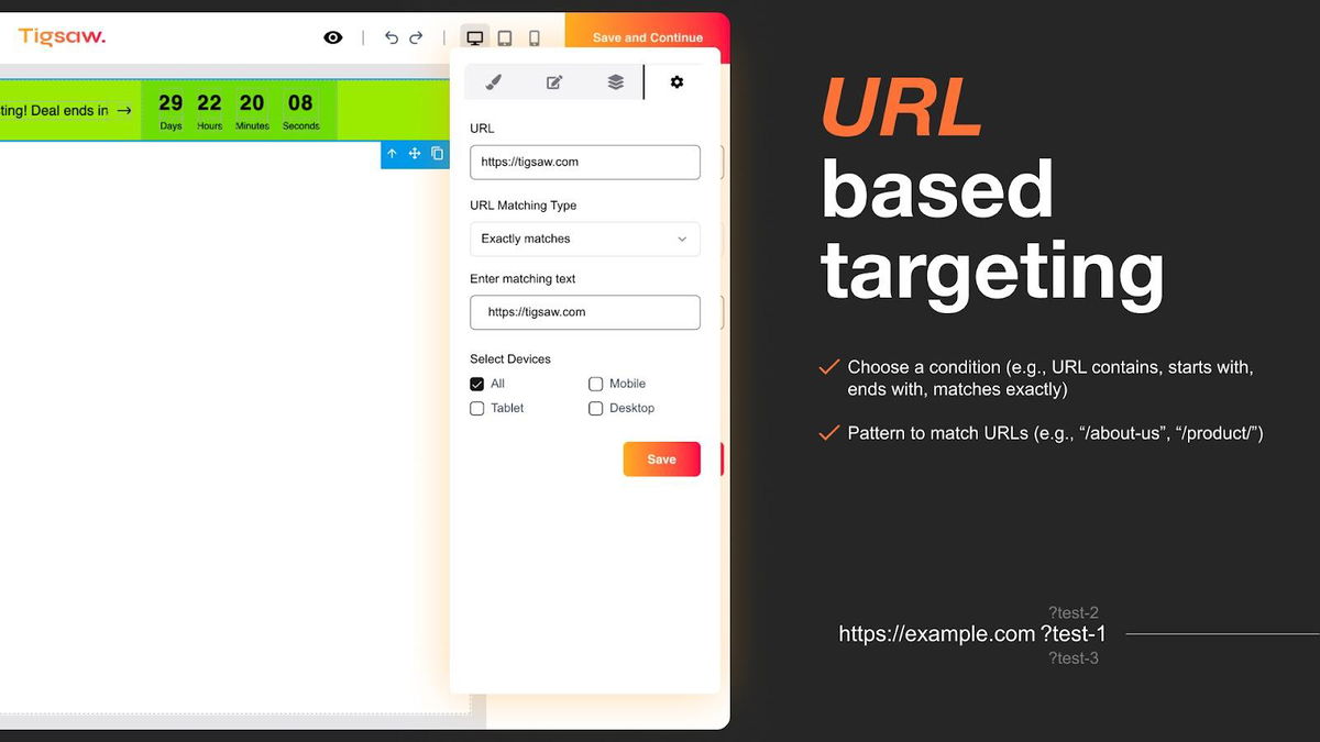 Leverage URL-based targeting