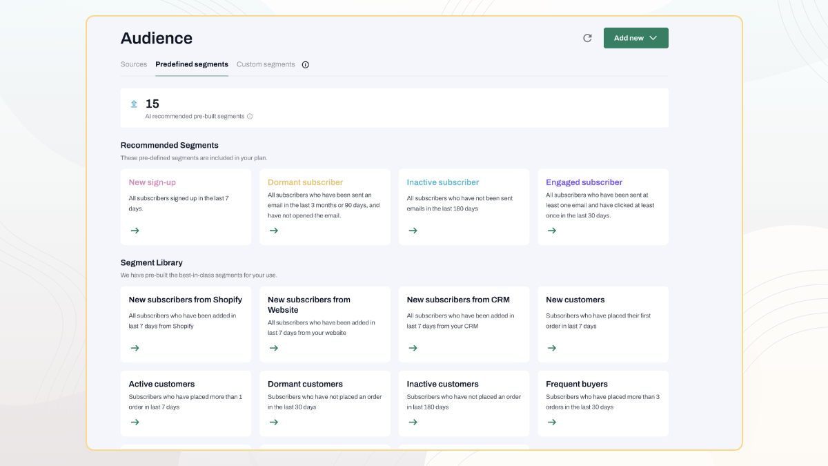 Segments library