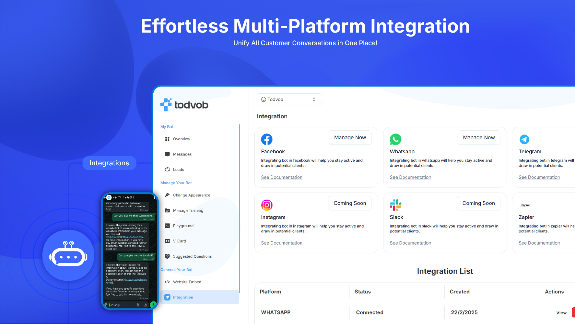 Multichannel integrations