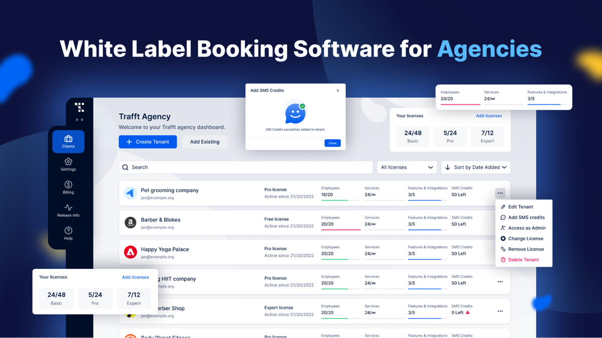 Juggle multiple client accounts in one unified dashboard