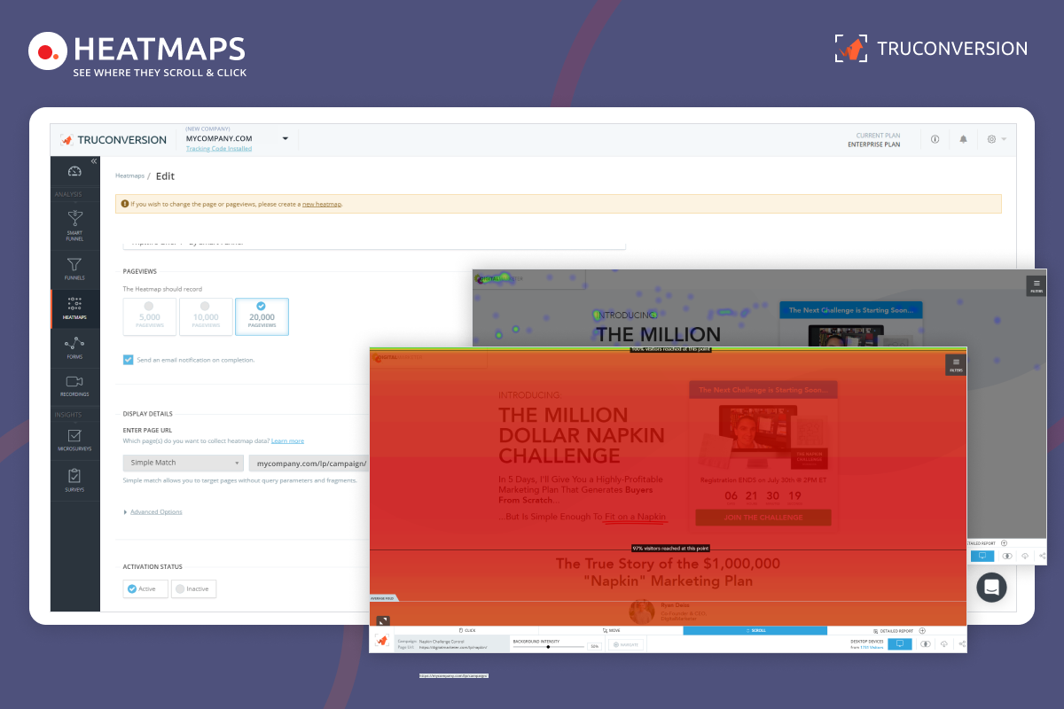 Reveal visitor behavior with heatmaps