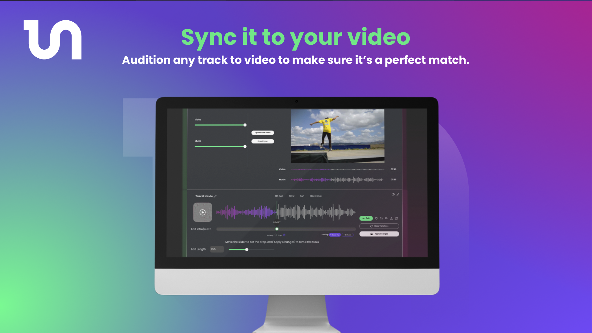 Sync music to video