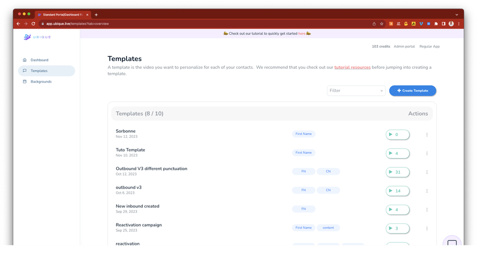 Ubique - Generate AI personalized videos at scale | AppSumo