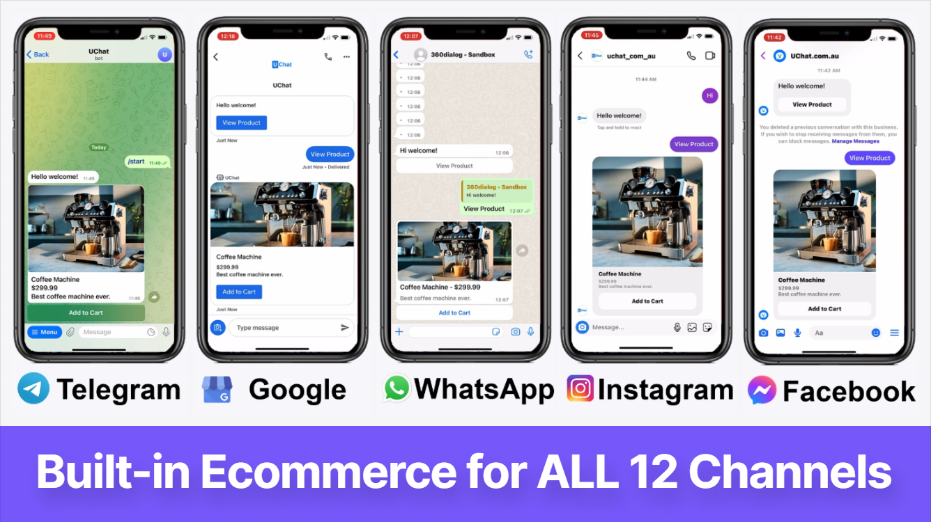 E-commerce feature for chat