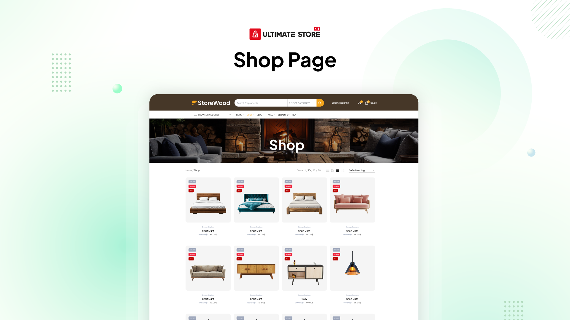 Shop customization