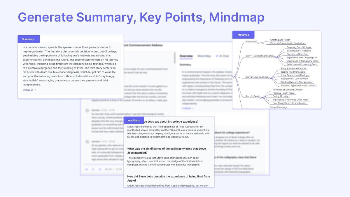 Find key information in seconds