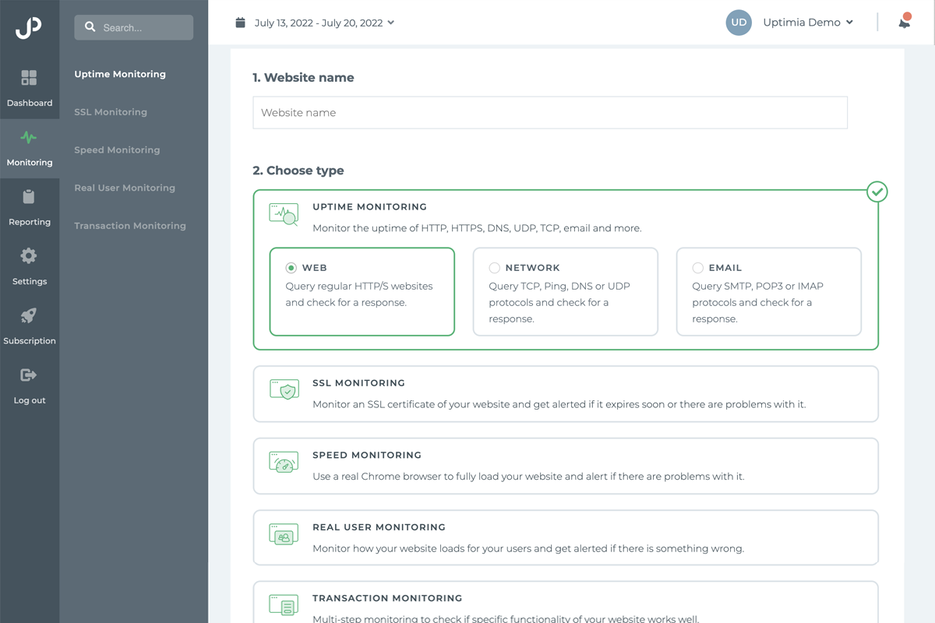 Uptimia - Website uptime and health monitoring | AppSumo