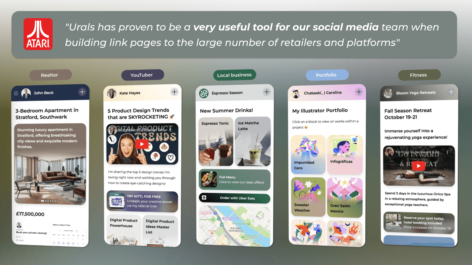 Microsite collections