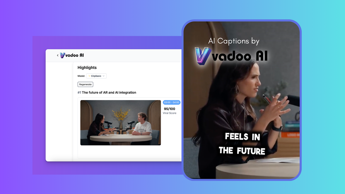Identify viral clips in long-form videos