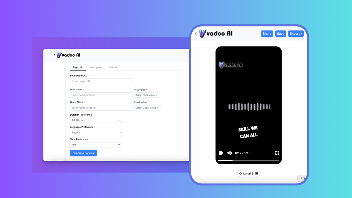 Make your podcasts visual