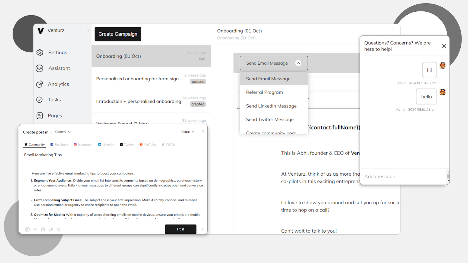 Automate email marketing