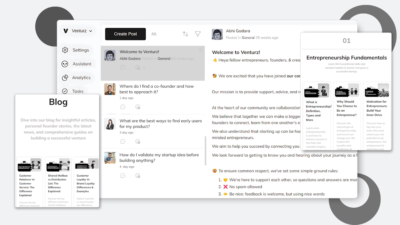 Community and resources
