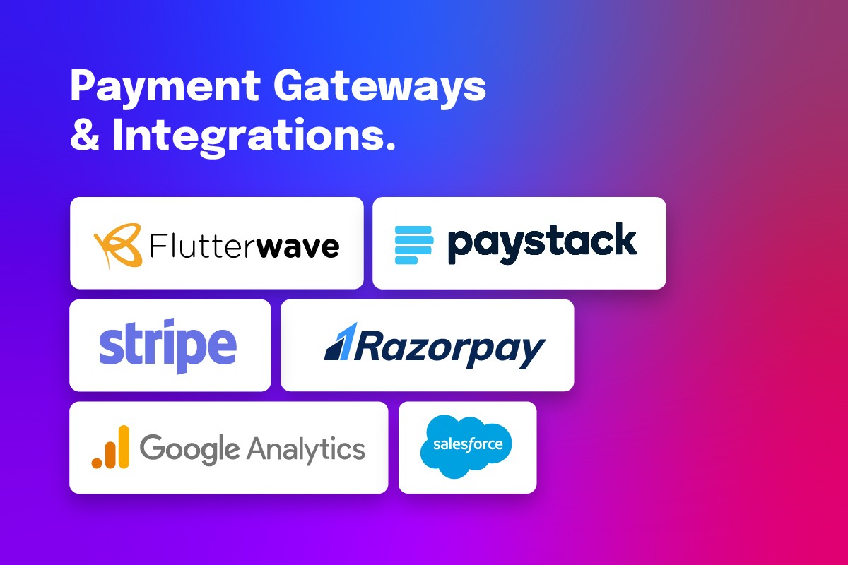 Payment gateways and integrations