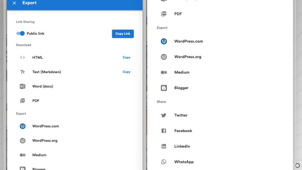 Video To Blog: Convert YouTube Videos into SEO-Optimized Blog Articles in Seconds 4 Article exporting