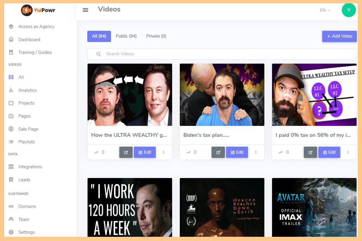 Design personalized video experiences