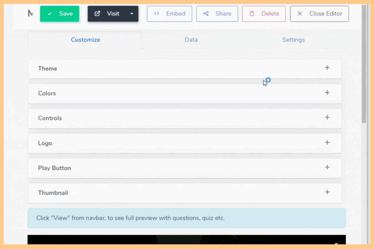 Gather audience insights with feedback tools