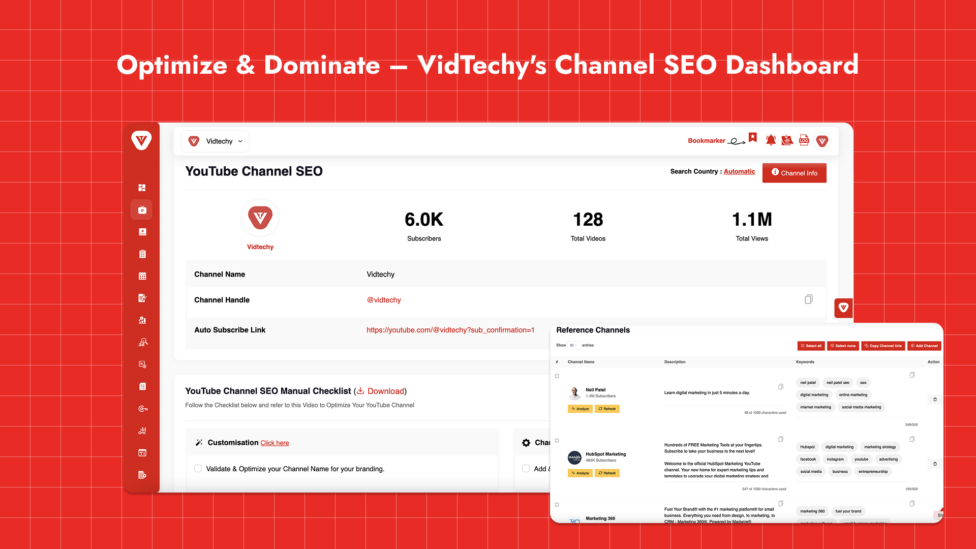 YouTube competitor analyzer