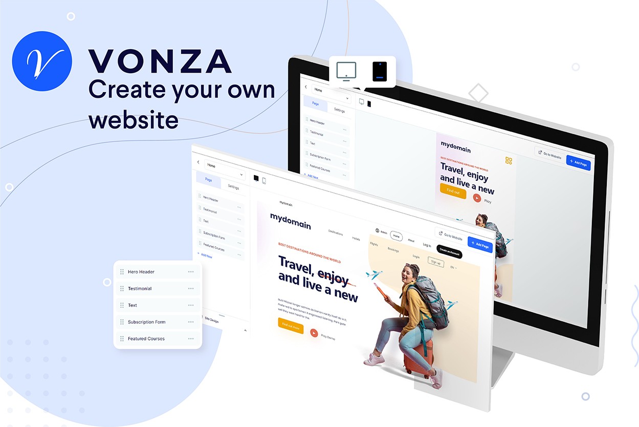 Vonza Website Builder
