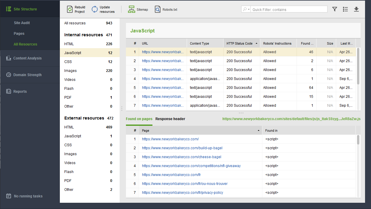 website auditor app sumo