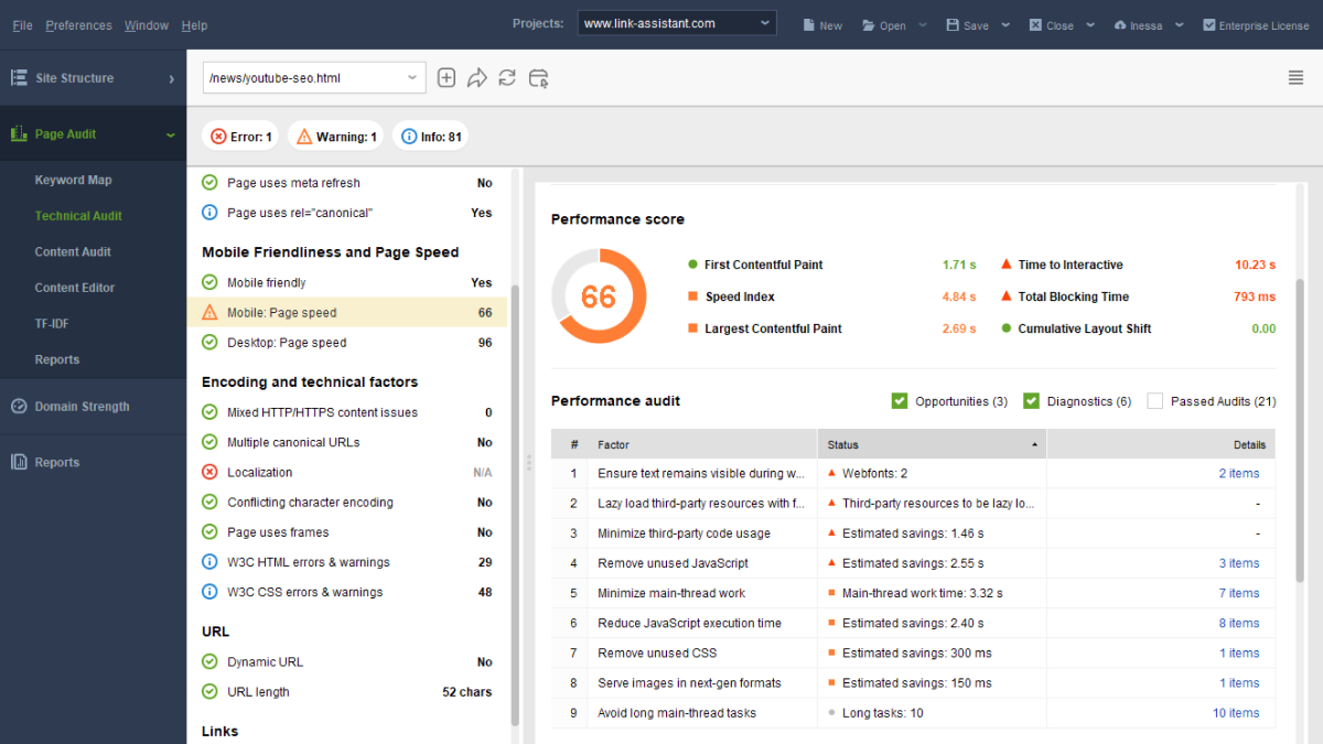 Core Web Vitals module