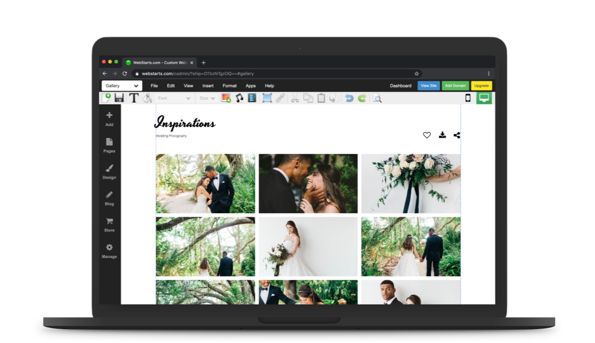 Build a customized website