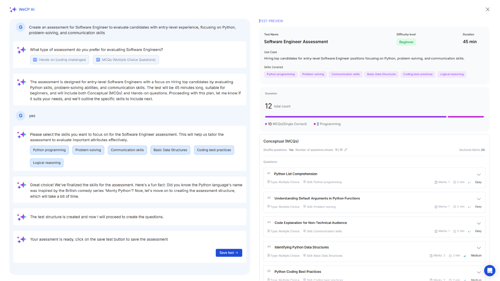 AI assessments