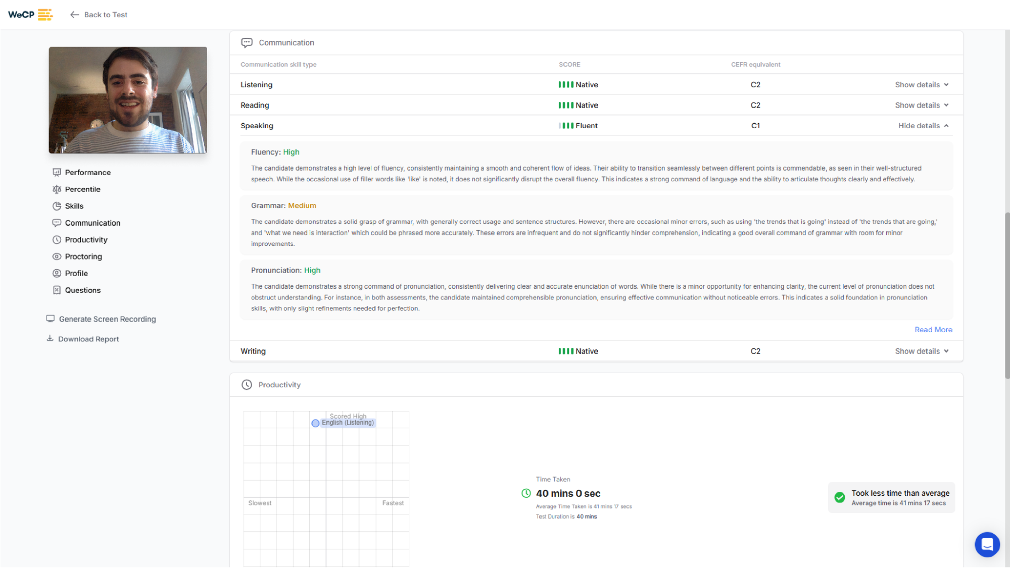 AI grading