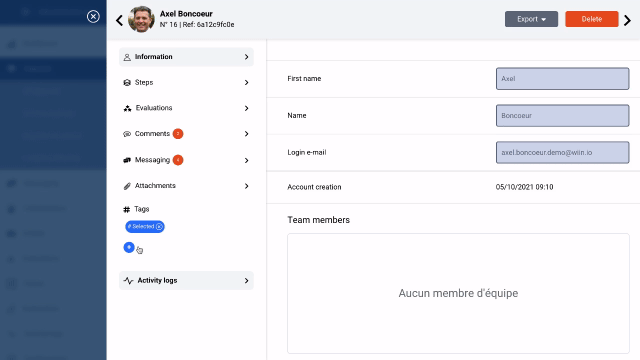 Data organization