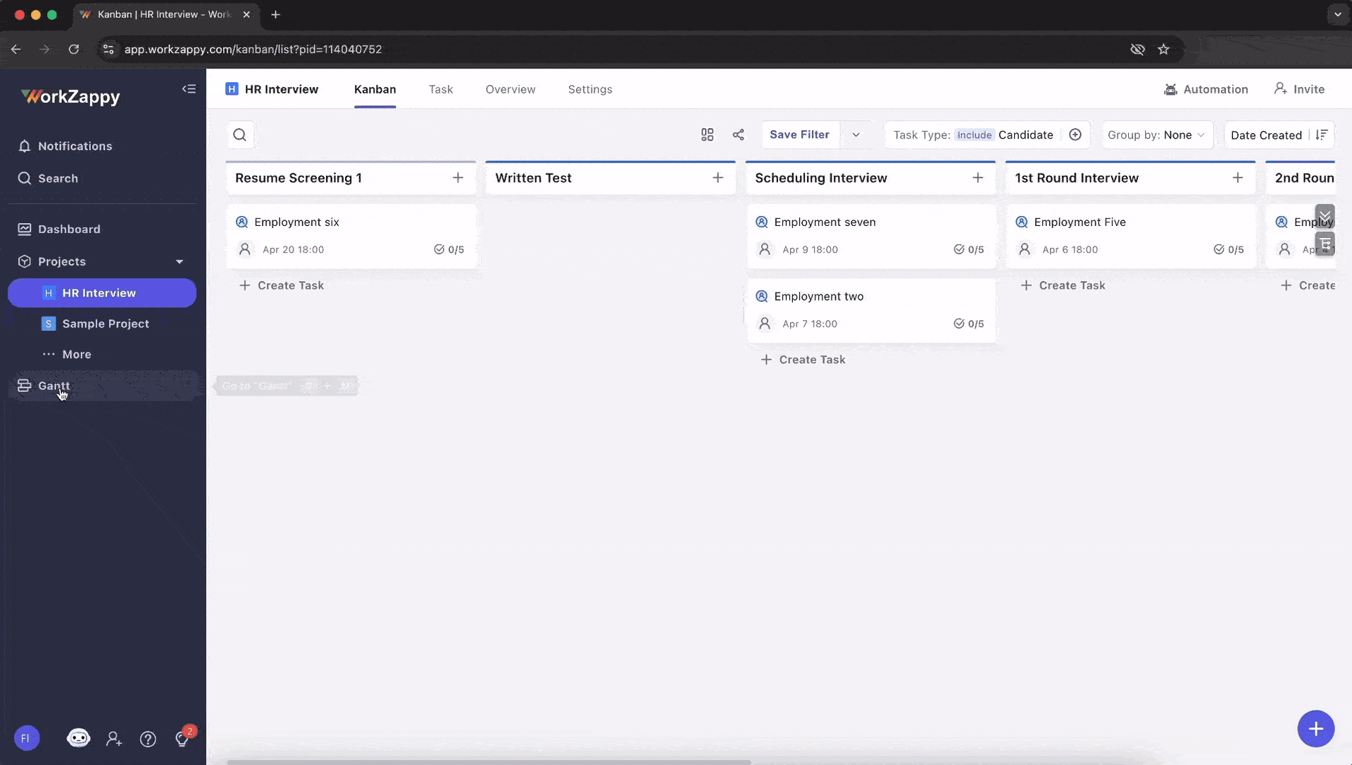 Project views