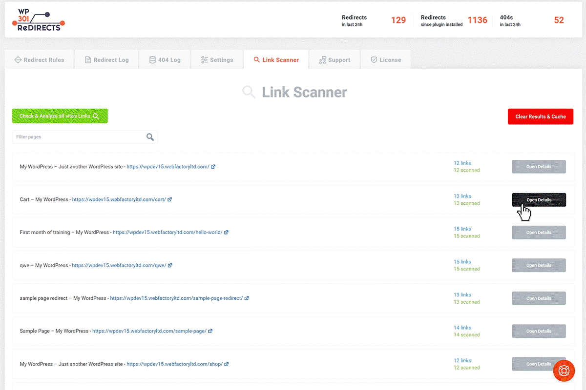 Optimize links and SEO