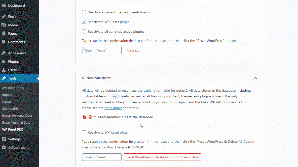 Fix up your site quickly