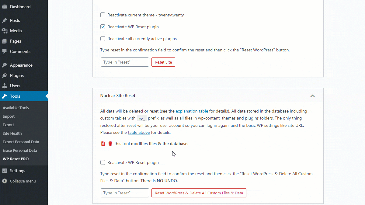 Fix up your site quickly