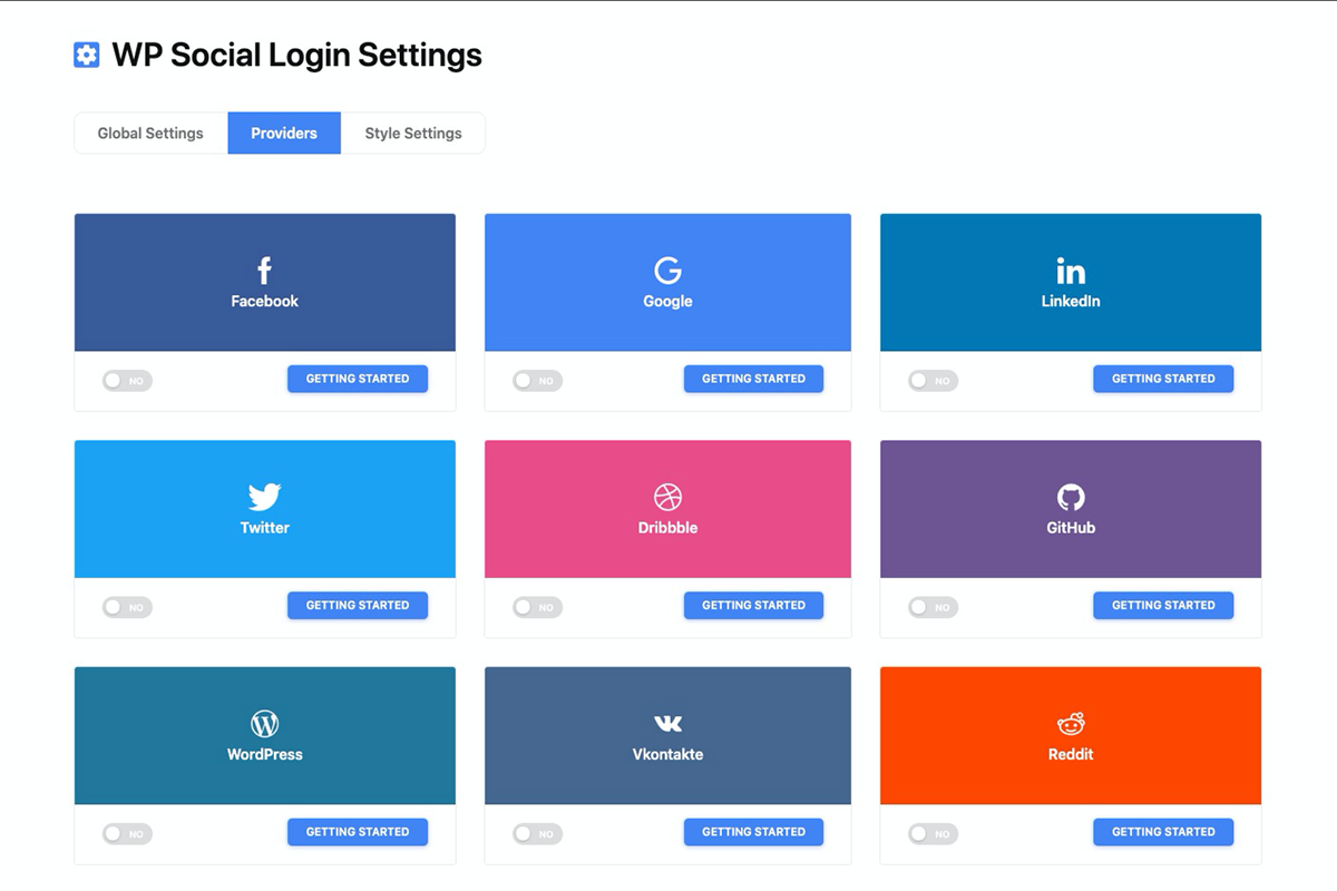 Connect with the social networks of your choice