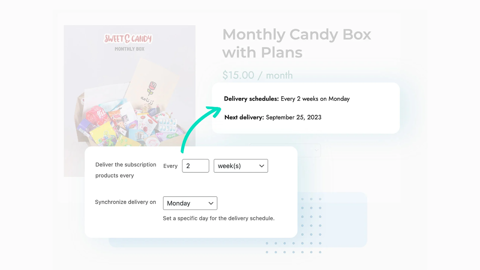 Subscription delivery scheduling