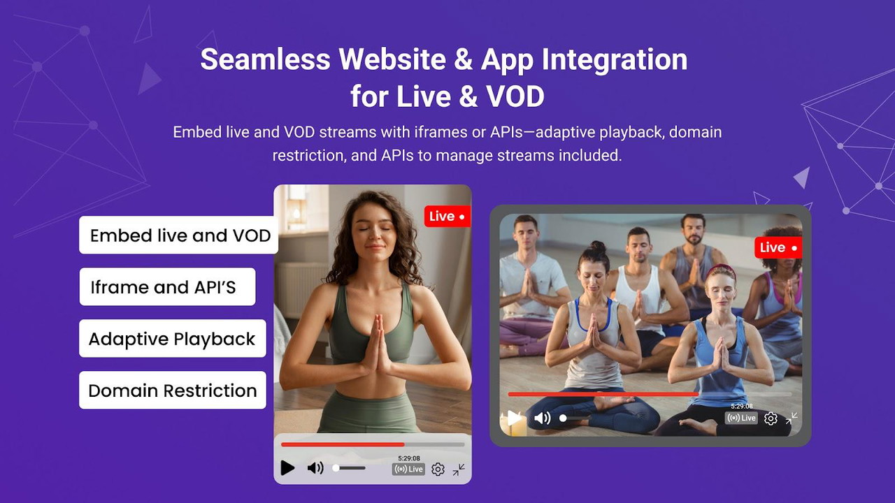 Embed it all with API support